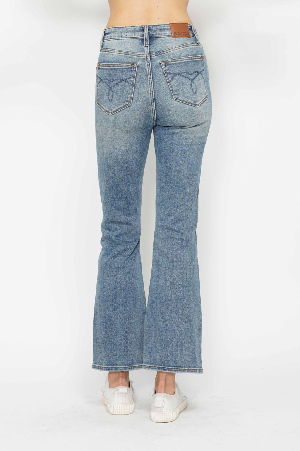 Judy Blue Tummy Control Back Embroidered Pocketed Bootcut