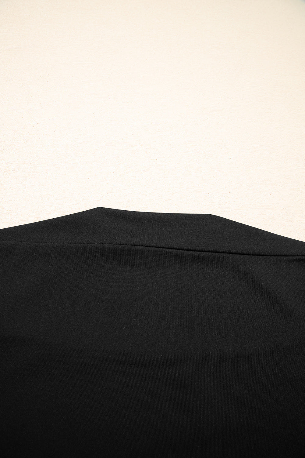 Solid Boat Neck Long Sleeve Top