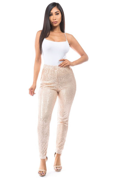 SEQUIN PANTS