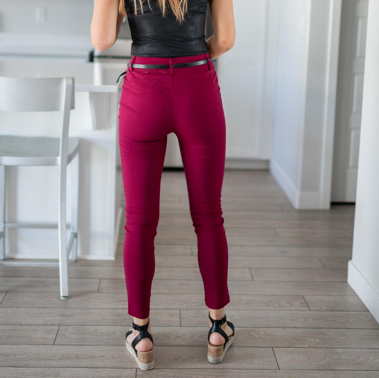 Bengaline Belted Pants