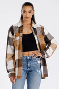 Oversized Soft Plaid Flannel Shacket