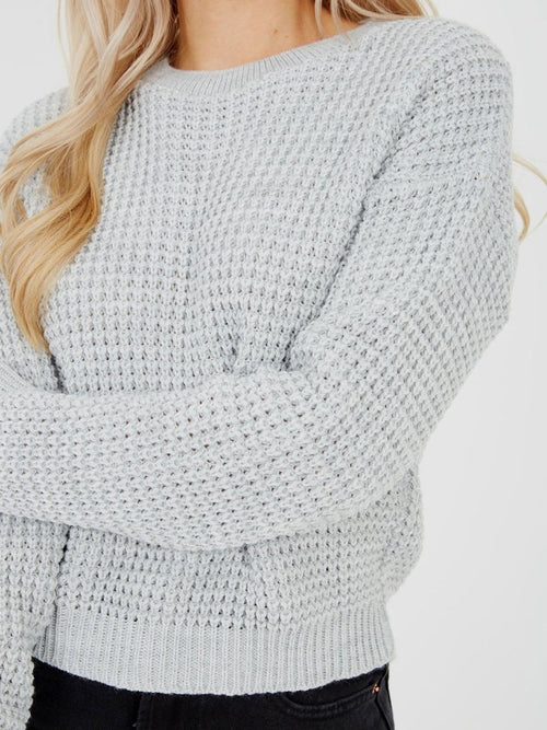 Crop Fisherman Sweater